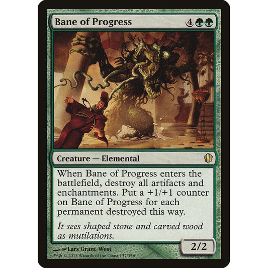 Bane of Progress rare 137 Magic the Gathering Commander 2013