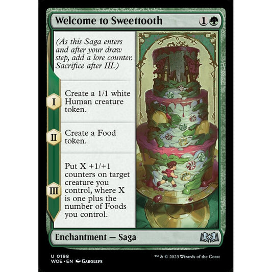 Welcome to Sweettooth, uncommon, 198, Magic the Gathering, Wilds of Eldraine