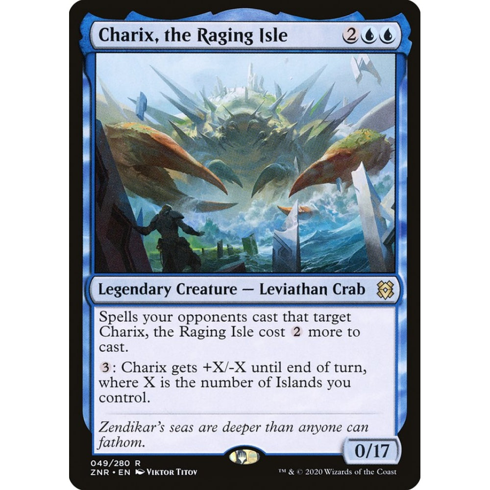 Charix, the Raging Isle rare 49 Magic the Gathering Zendikar Rising