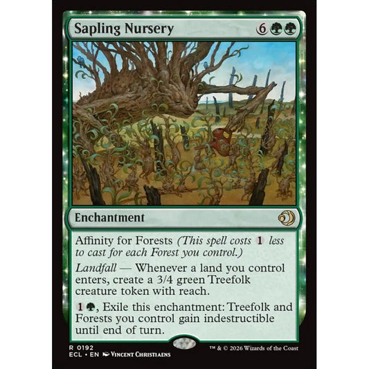 Sapling Nursery rare 192 Magic the Gathering Lorwyn Eclipsed