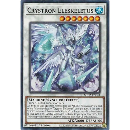 Crystron Eleskeletus SUDA-EN041 Common Yu-Gi-Oh Supreme Darkness