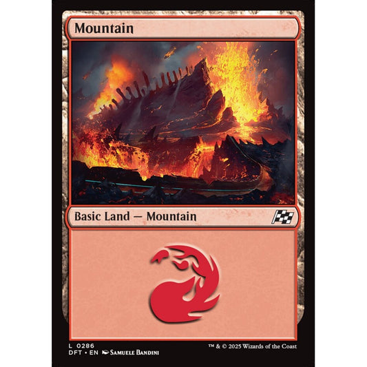Mountain, 286, common, Magic: The Gathering, Aetherdrift
