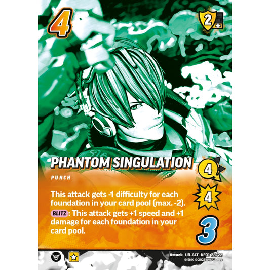 Phantom Singulation 28/22 KF01 Universus The King of Fighters XV: Challenger Series: Team Hero Attack UR-ALT