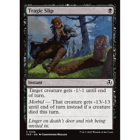 Tragic Slip, 134, common, Magic: The Gathering, Innistrad Remastered