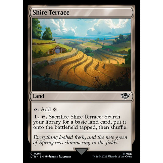 Shire Terrace, common, 261, Magic the Gathering, The Lord of the Rings: Tales of Middle-earth