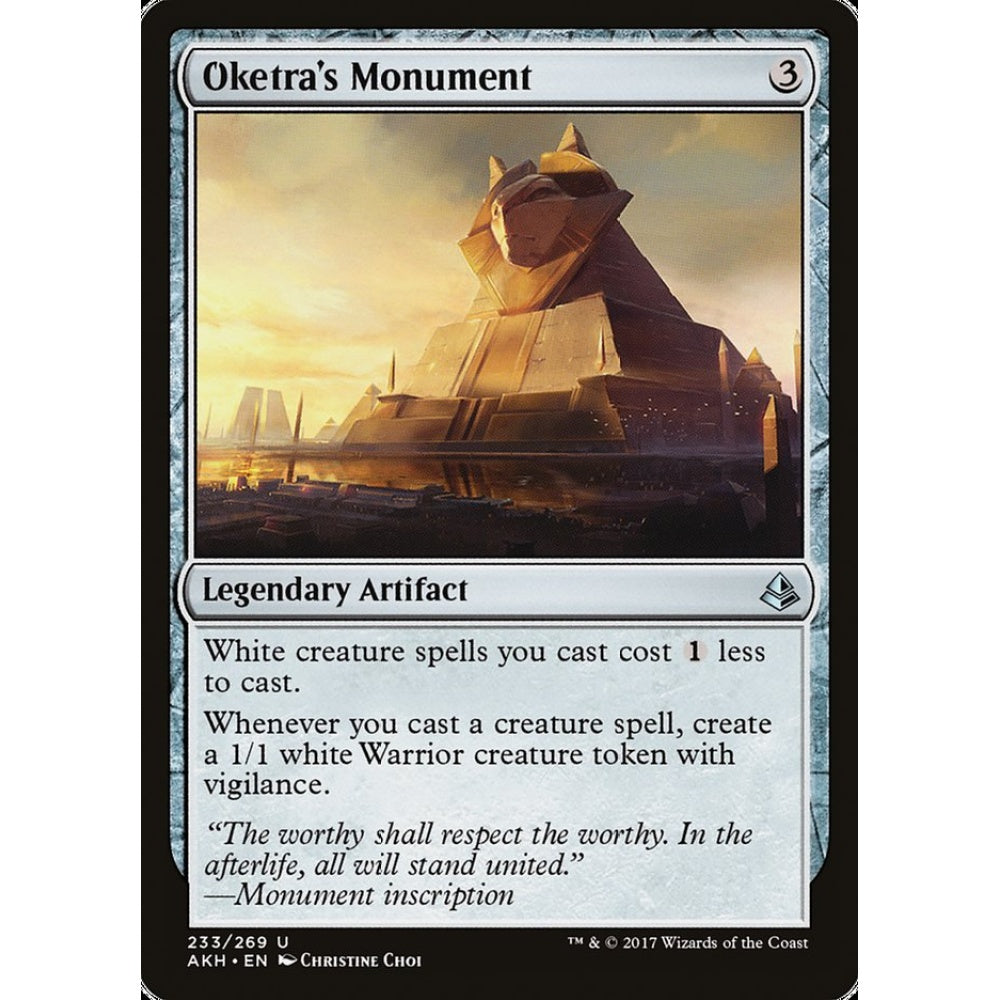 Oketra's Monument uncommon 233 Magic the Gathering Amonkhet