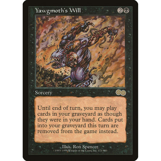 Yawgmoth's Will rare 171 Magic the Gathering Urza's Saga