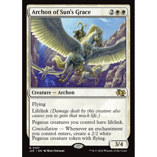 Archon of Sun's Grace, 167, rare, Magic: The Gathering, Foundations Jumpstart