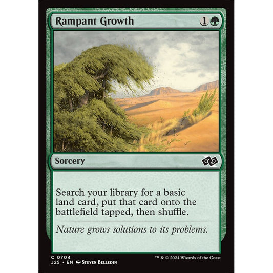Rampant Growth, 704, common, Magic: The Gathering, Foundations Jumpstart