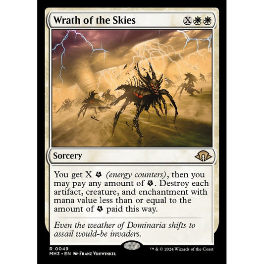 Wrath of the Skies, 49, rare, Magic: The Gathering, Modern Horizons 3