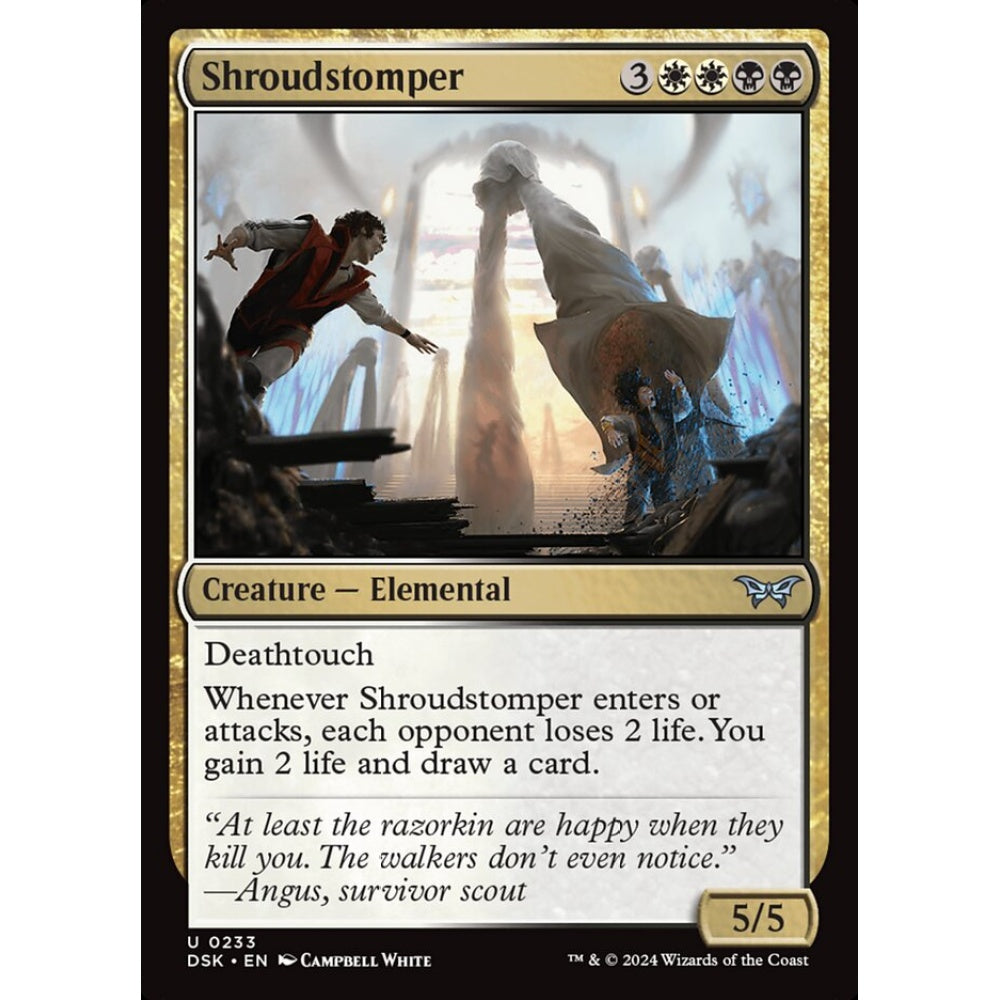 Shroudstomper, 233, uncommon, Magic: The Gathering, Duskmourn: House of Horror