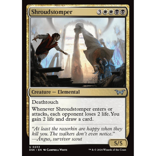 Shroudstomper, 233, uncommon, Magic: The Gathering, Duskmourn: House of Horror