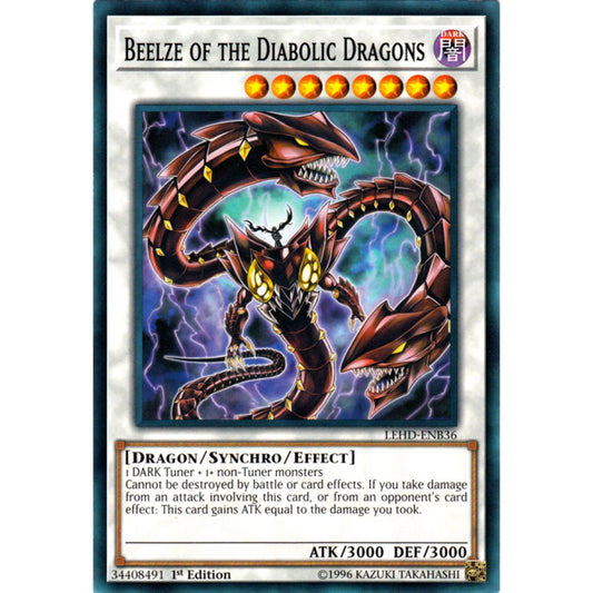 Beelze of the Diabolic Dragons MP25-EN023 Starlight Starlight Rare Yu-Gi-Oh 2025 Mega-Pack Tin in Art