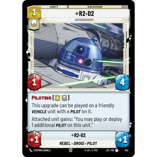 R2-D2, U, JTL 743) Foil, Star Wars Unlimited