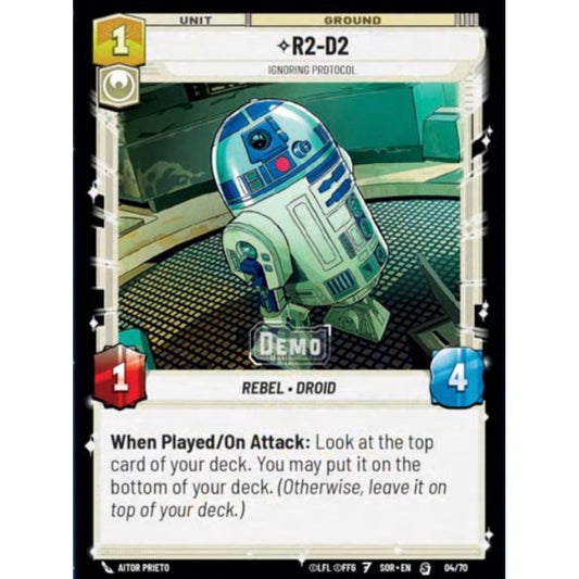 R2-D2, 236, S, Star Wars Unlimited, Sparks Of Rebellion