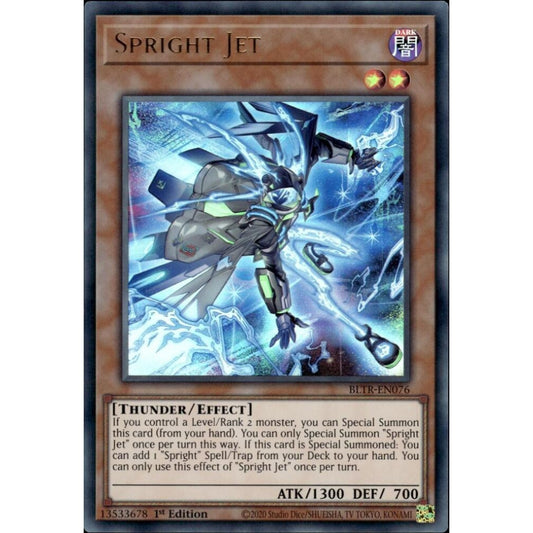 Spright Jet BLTR-EN076 Ultra Yu-Gi-Oh Battles of Legend: Terminal Revenge