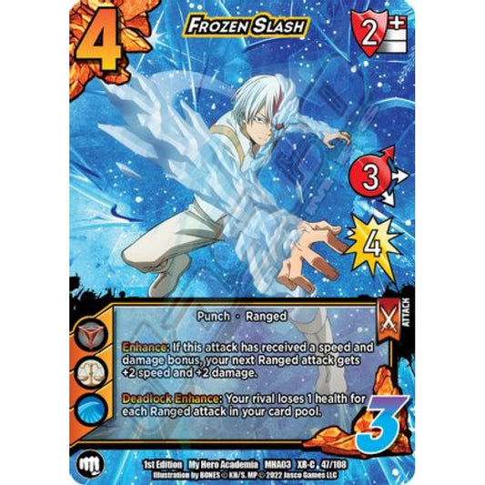 Frozen Slash, 47/108, XR-C, UniVersus, MHA03 Heroes Clash