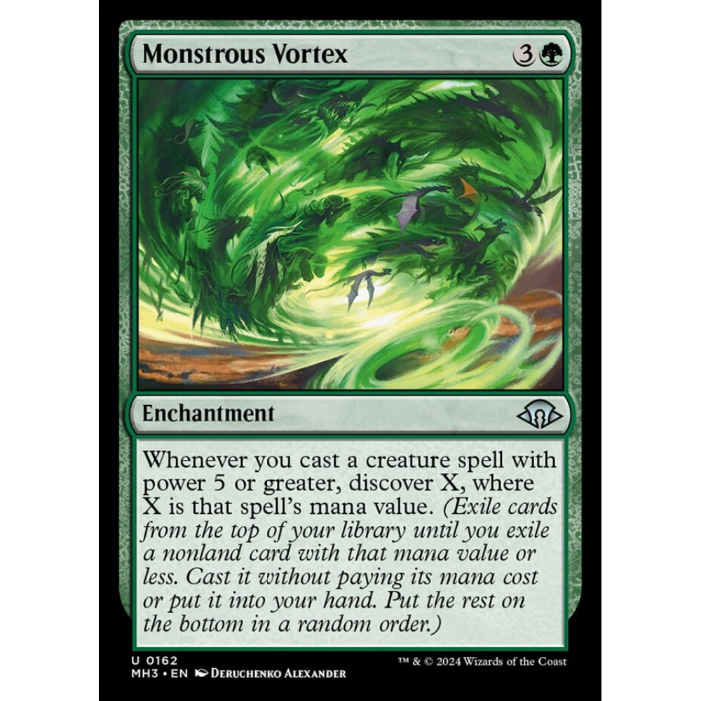 Monstrous Vortex, 162, uncommon, Magic: The Gathering, Modern Horizons 3