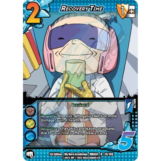 Recovery Time, 28/108, R, UniVersus, MHA03 Heroes Clash