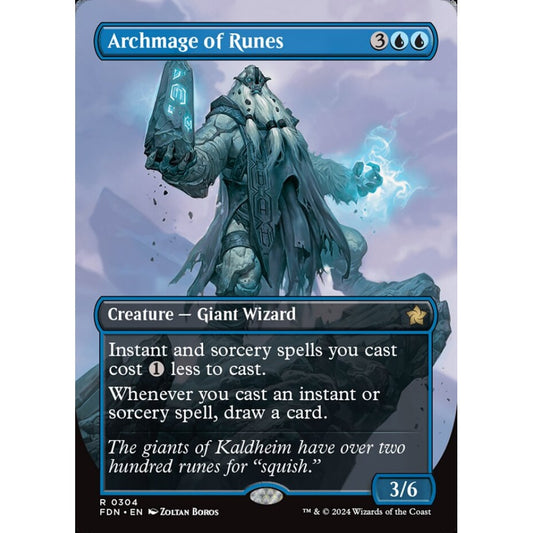 Archmage of Runes, 304, rare, Magic: The Gathering, Foundations