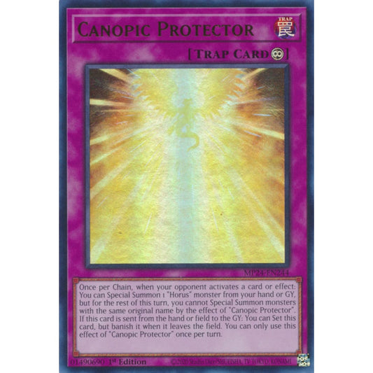 Canopic Protector AGOV-EN076 Super Super Rare Yu-Gi-Oh Age of Overlord in Art