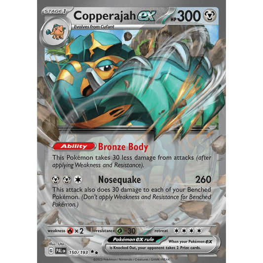 Copperajah ex Double Rare 150/193 Pokemon Card Game Paldea Evolved