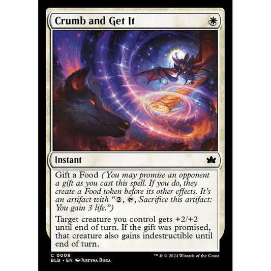 Crumb and Get It, 8, common, Magic: The Gathering, Bloomburrow