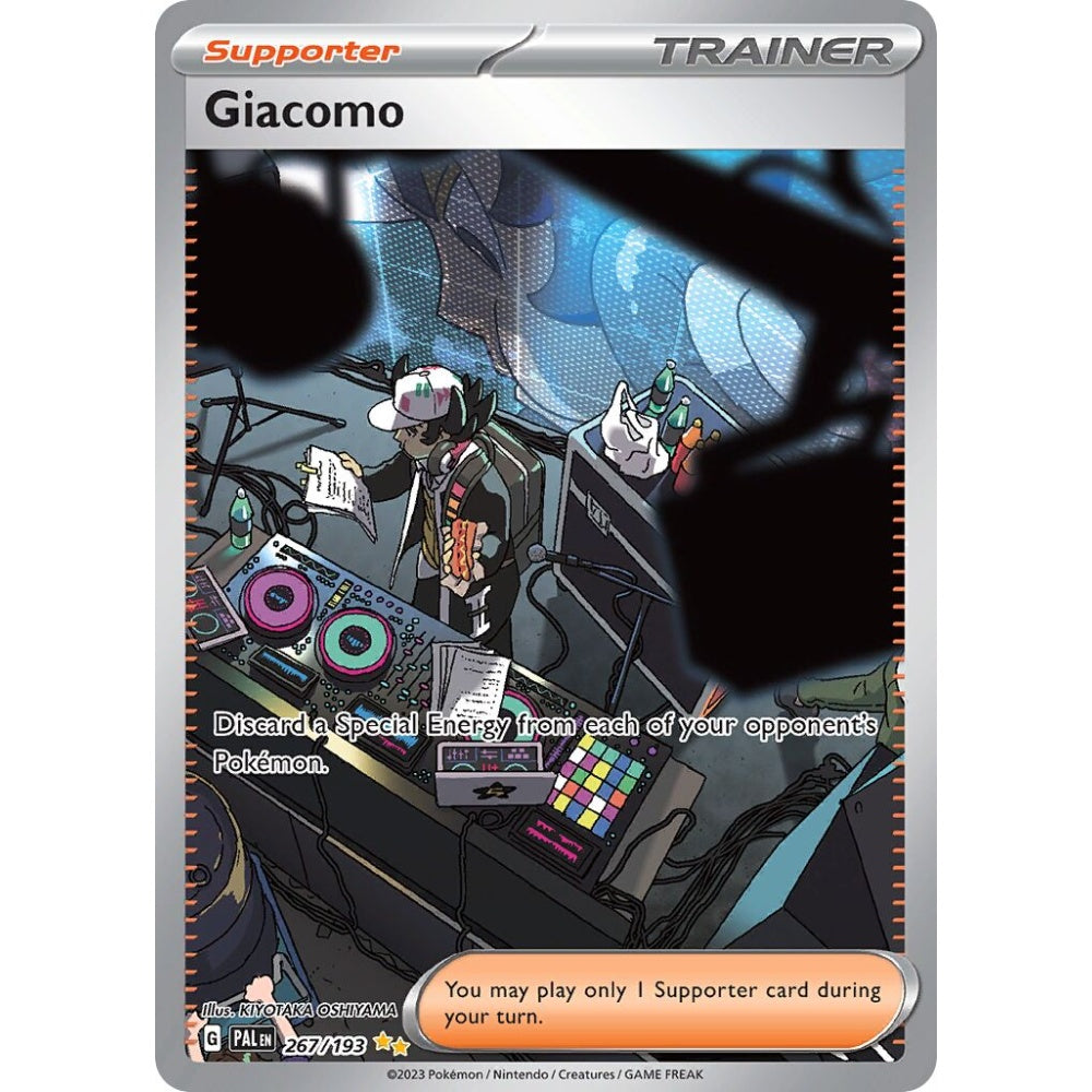 Giacomo Special Illustration Rare 267/193 Pokemon Card Game Paldea Evolved