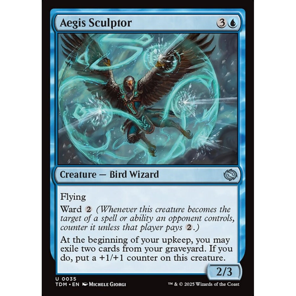 Aegis Sculptor uncommon 35 Magic the Gathering Tarkir: Dragonstorm
