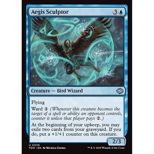 Aegis Sculptor uncommon 35 Magic the Gathering Tarkir: Dragonstorm
