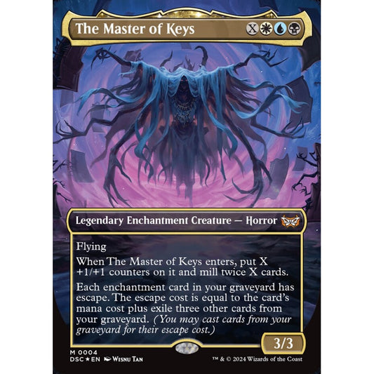 The Master of Keys, 4, mythic, Magic: The Gathering, Duskmourn: House of Horror