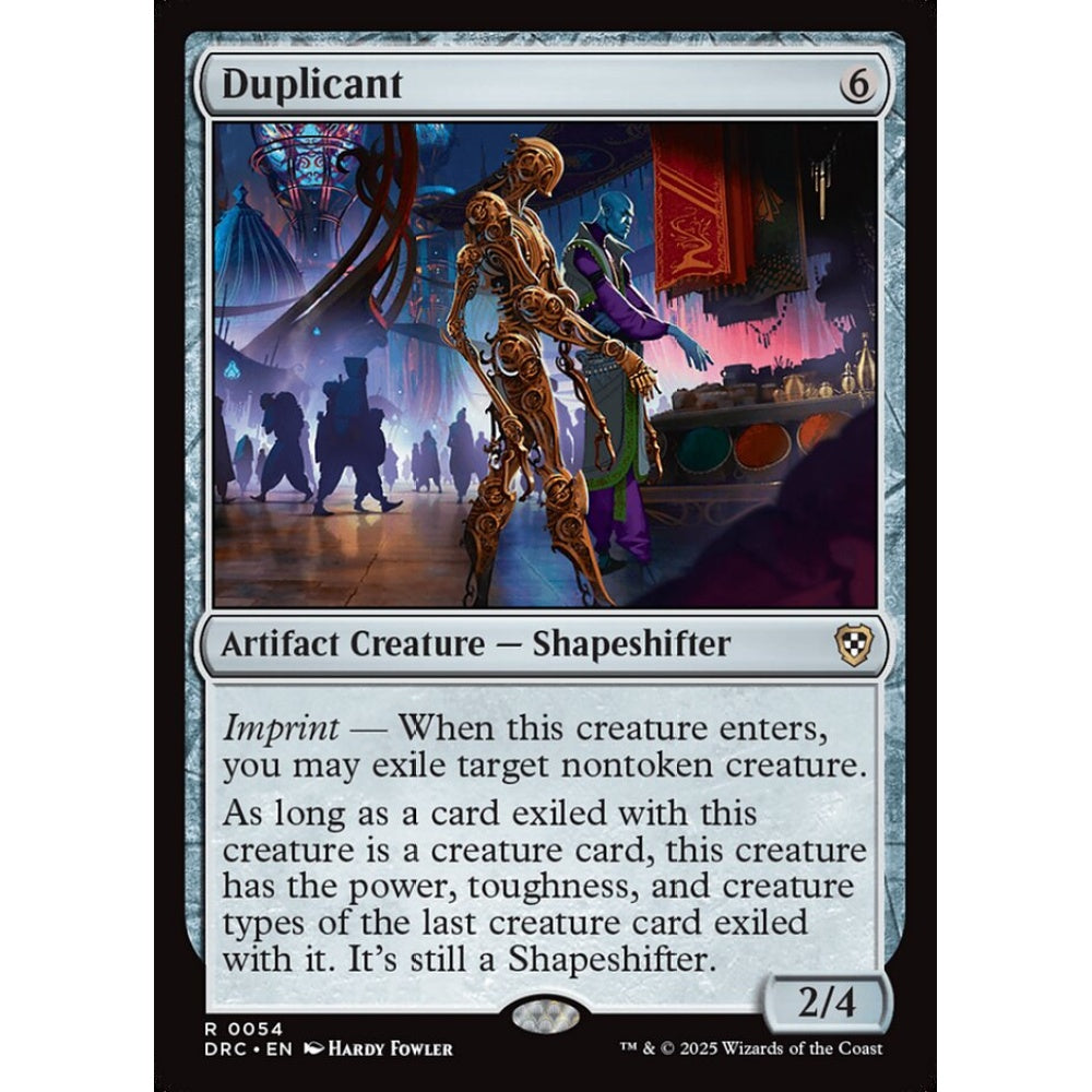 Duplicant, 54, rare, Magic: The Gathering, Aetherdrift Commander