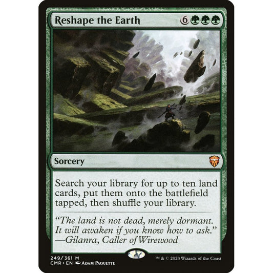 Reshape the Earth mythic 249 Magic the Gathering Commander Legends Japanese