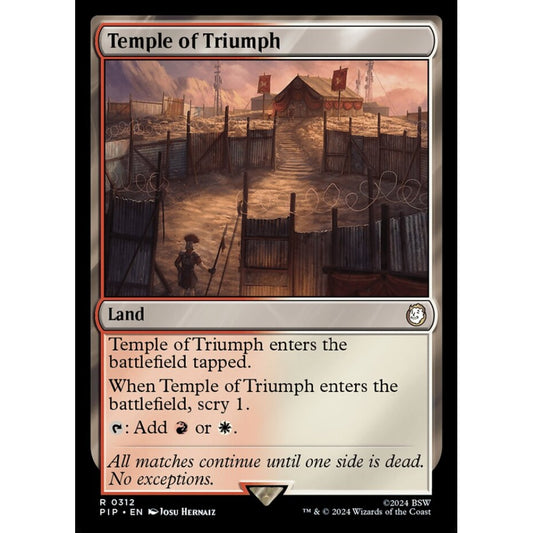 Temple of Triumph rare 312 Magic the Gathering Fallout