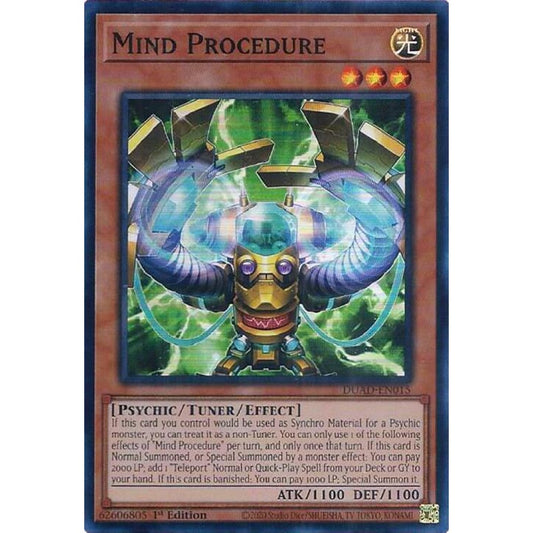 Mind Procedure DUAD-EN015 Super Yu-Gi-Oh Duelist's Advance