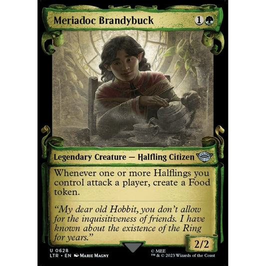 Meriadoc Brandybuck, uncommon, 628, Magic the Gathering, The Lord of the Rings: Tales of Middle-earth