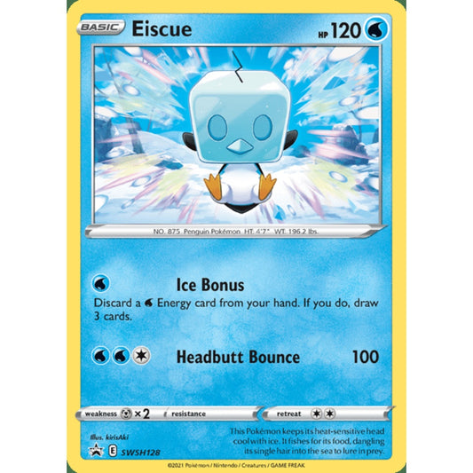 Eiscue Black Star Promo SWSH128 Pokemon Card Game Sword & Shield Promos
