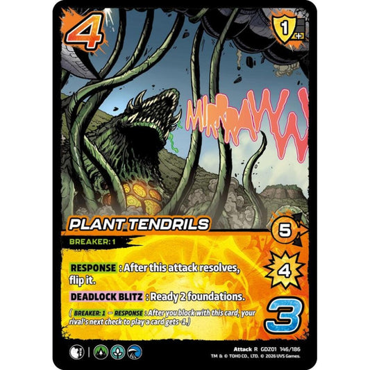 Plant Tendrils GDZ01 146/186 GDZ01 Universus Godzilla: Reign of Kaiju Attack R