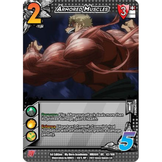 Armored Muscles, 042/108, UC, UniVersus, MHA04 League of Villains