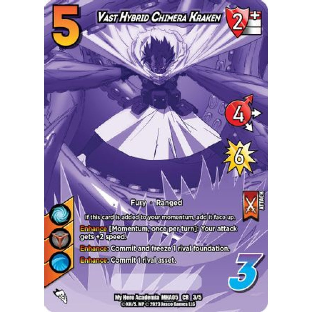 Vast Hybrid Chimera Kraken, 5/24, CHROME, UniVersus, MHA05 Undaunted Raid