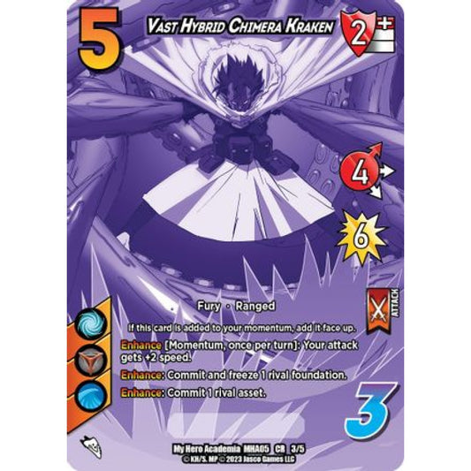Vast Hybrid Chimera Kraken, 5/24, CHROME, UniVersus, MHA05 Undaunted Raid