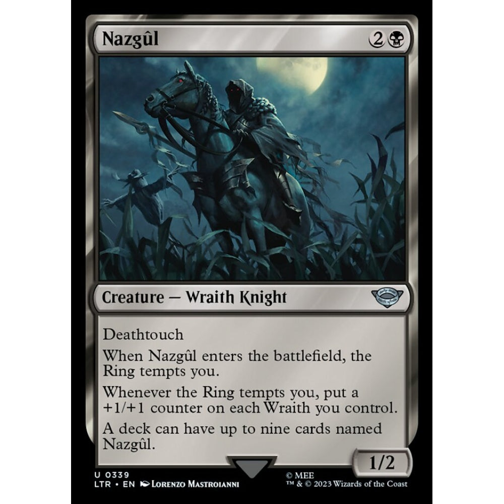 Nazgûl, uncommon, 339, Magic the Gathering, The Lord of the Rings: Tales of Middle-earth