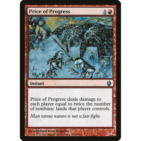 Price of Progress uncommon 18 Magic the Gathering Premium Deck Series: Fire and Lightning
