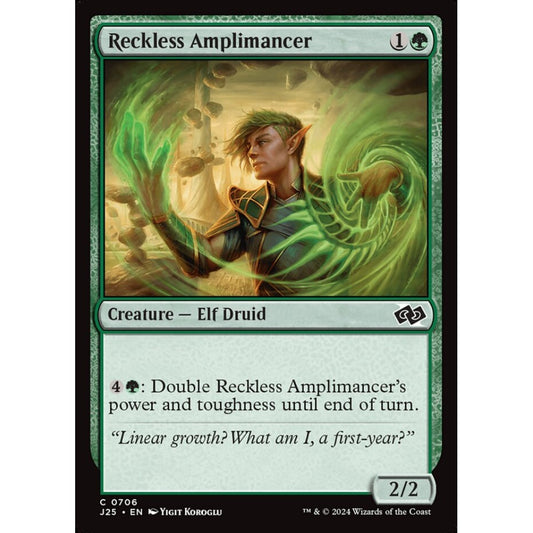 Reckless Amplimancer, 706, common, Magic: The Gathering, Foundations Jumpstart