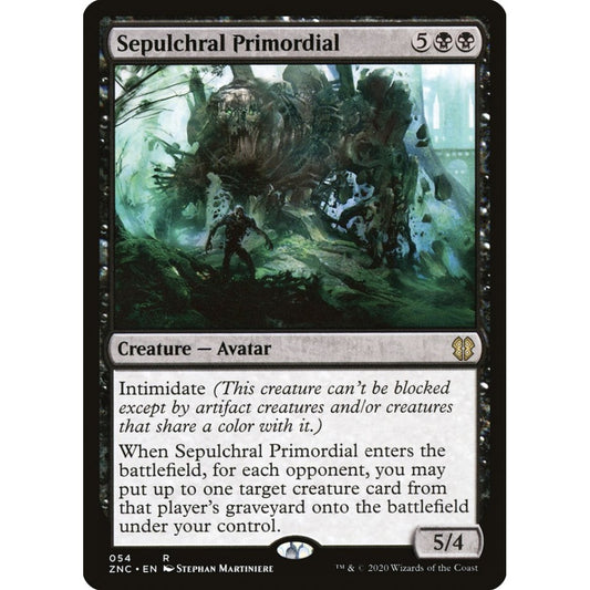 Sepulchral Primordial rare 54 Magic the Gathering Zendikar Rising Commander