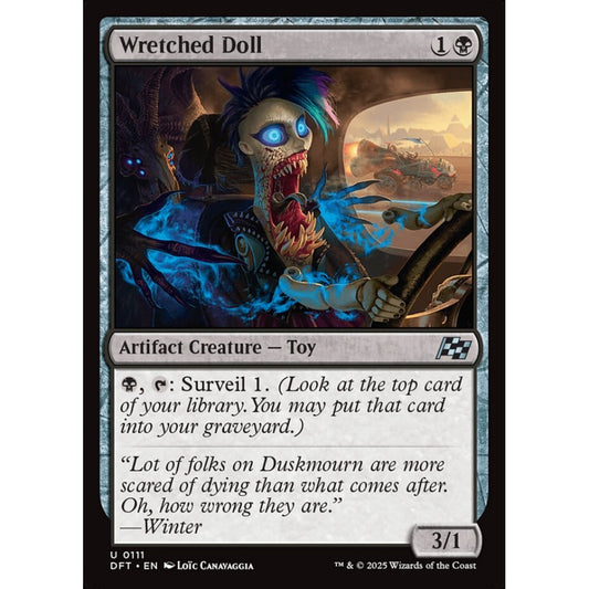 Wretched Doll, 111, uncommon, Magic: The Gathering, Aetherdrift