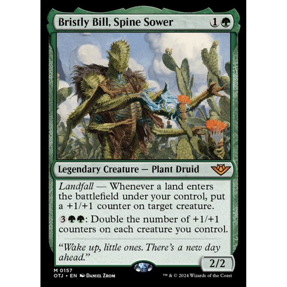 Bristly Bill, Spine Sower mythic 157p Magic the Gathering Outlaws of Thunder Junction Promos