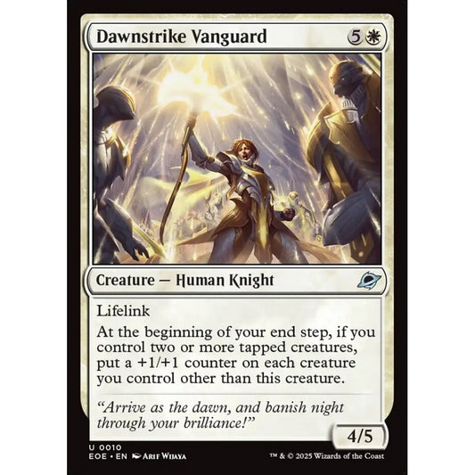 Dawnstrike Vanguard uncommon 10 Magic the Gathering Edge of Eternities
