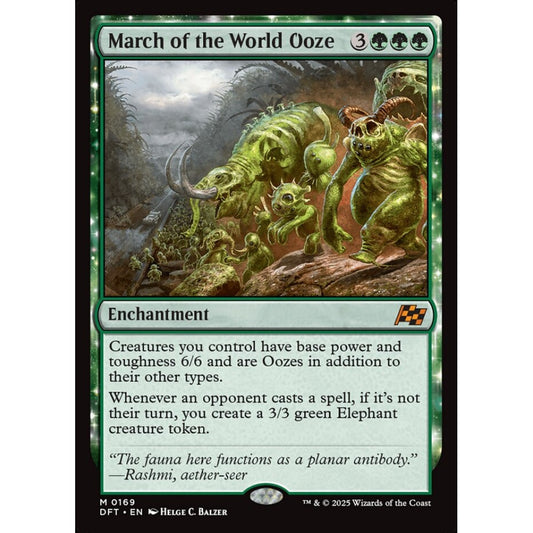 March of the World Ooze, 169, mythic, Magic: The Gathering, Aetherdrift