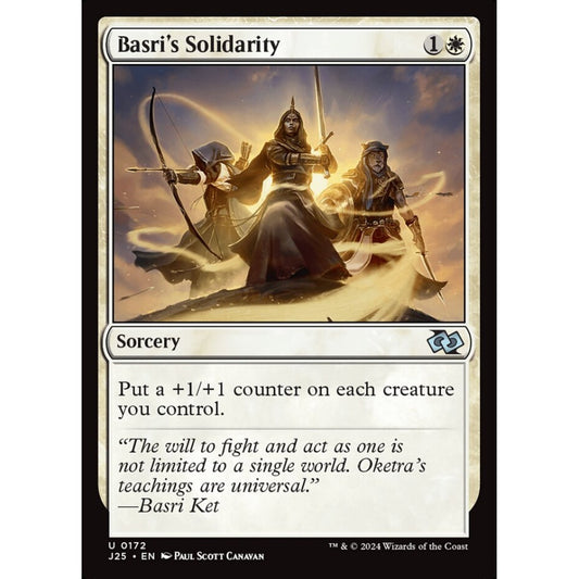 Basri's Solidarity, 172, uncommon, Magic: The Gathering, Foundations Jumpstart